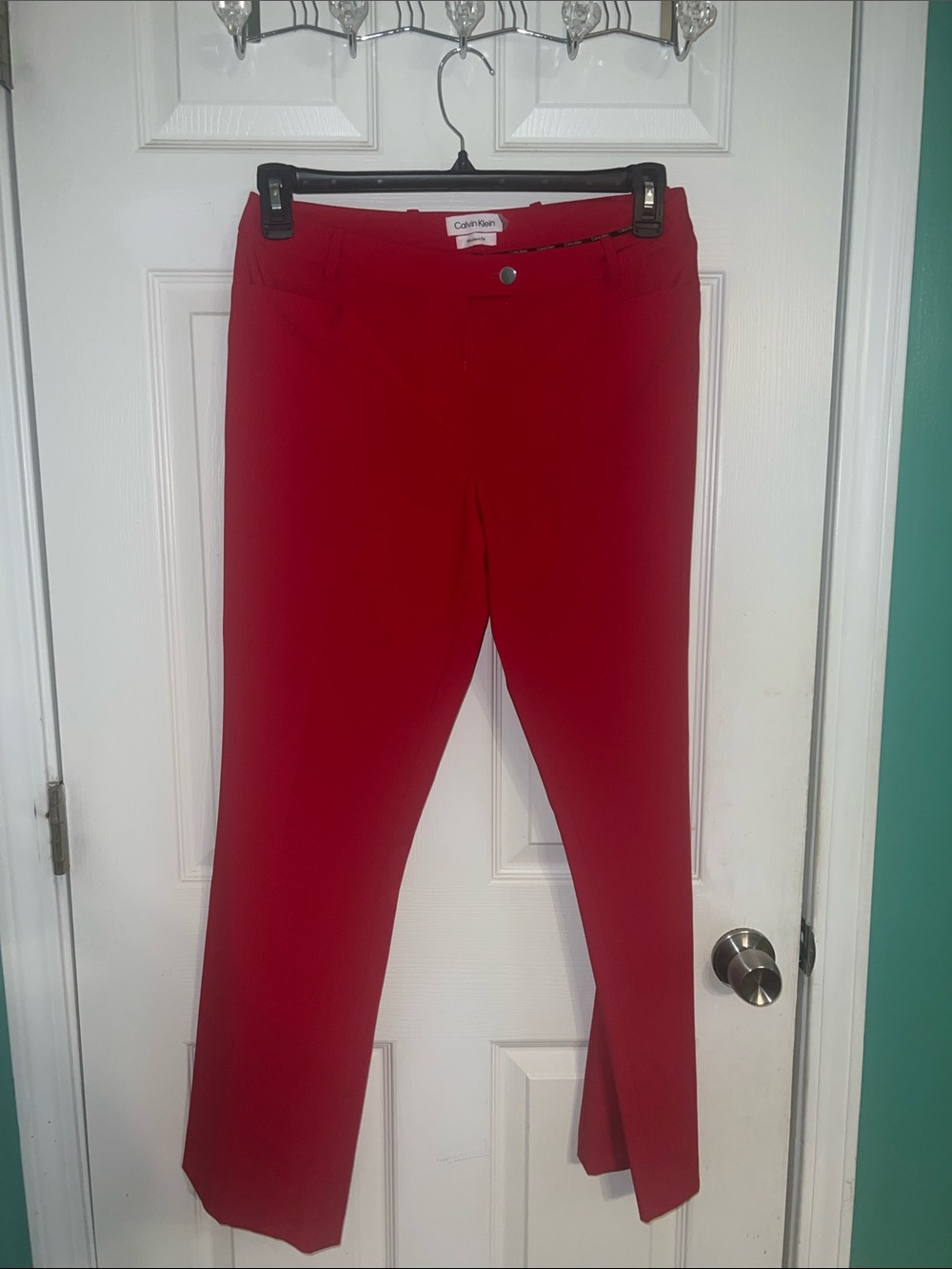 Calvin Klein Modern Fit Red Pants